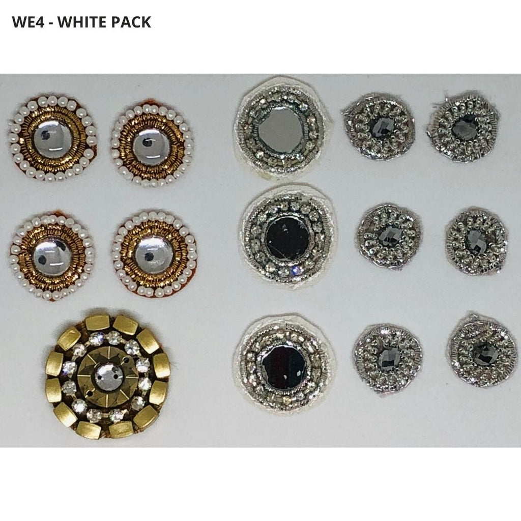 WE4-White Pack-Yazzii Craft Organisers