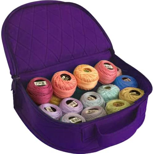 CA305P-Oval Sewing Box - Portable & Multipurpose Storage Bag Organiser-Yazzii Craft Organisers