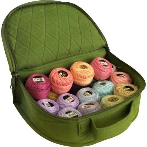 CA305G-Oval Sewing Box - Portable & Multipurpose Storage Bag Organiser-Yazzii Craft Organisers