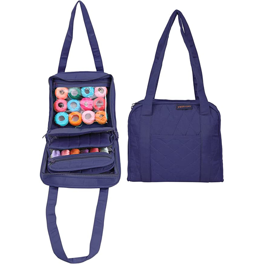CA140N-Oval Jewellery / Makeup / Craft Organiser Portable Bag-Yazzii Craft Organisers