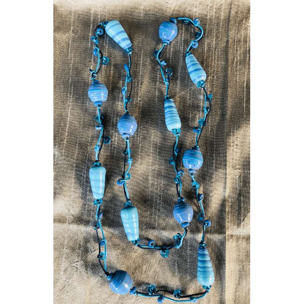 Blue Bead Necklace