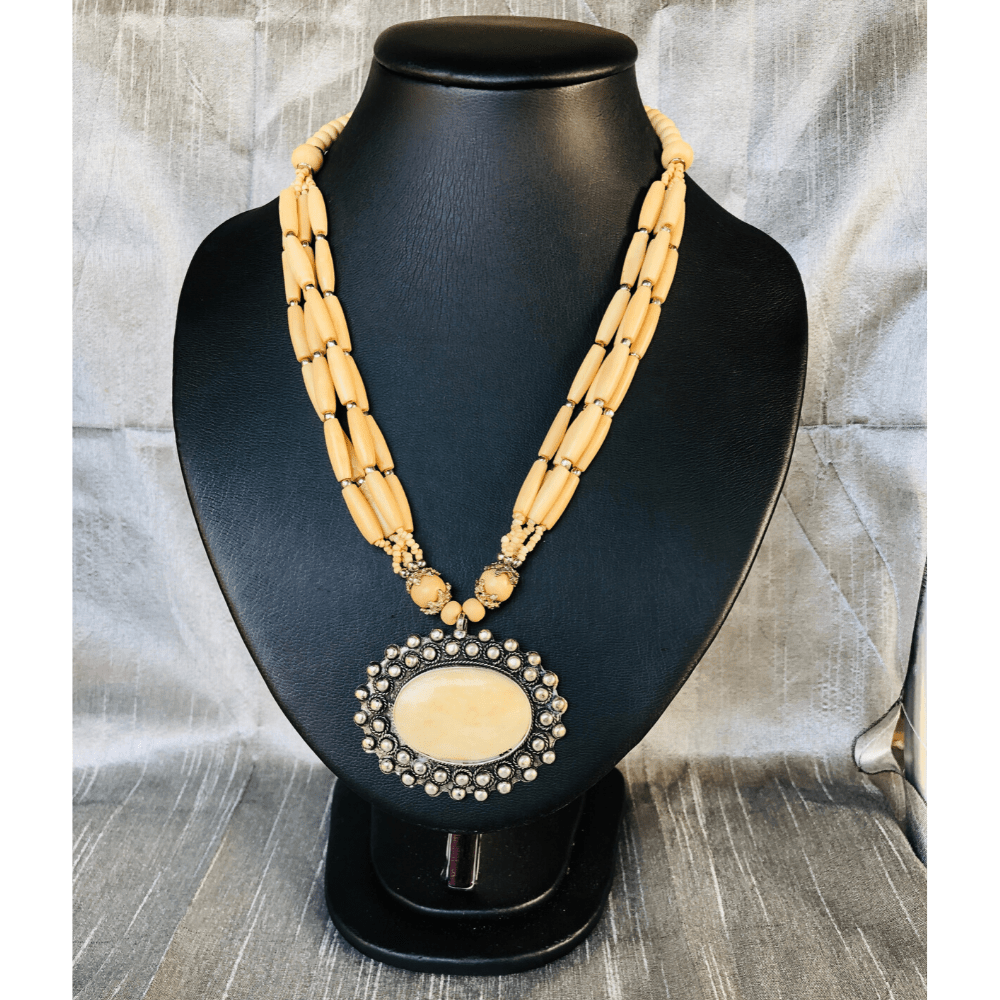 YN-037-Wooden Bead Necklace-Yazzii Craft Organisers