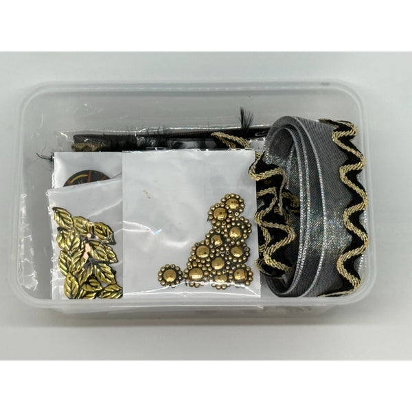 Black Grab & Go Craft Embellishment Box