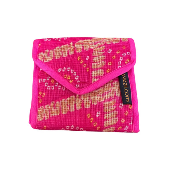 Jewellery / Cosmetics Travel Wallet (Bandhani)