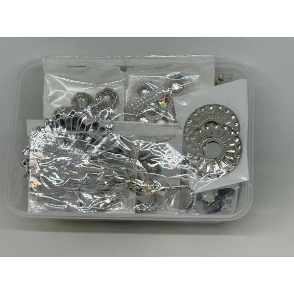 Silver Grab & Go Craft Embellishment Box