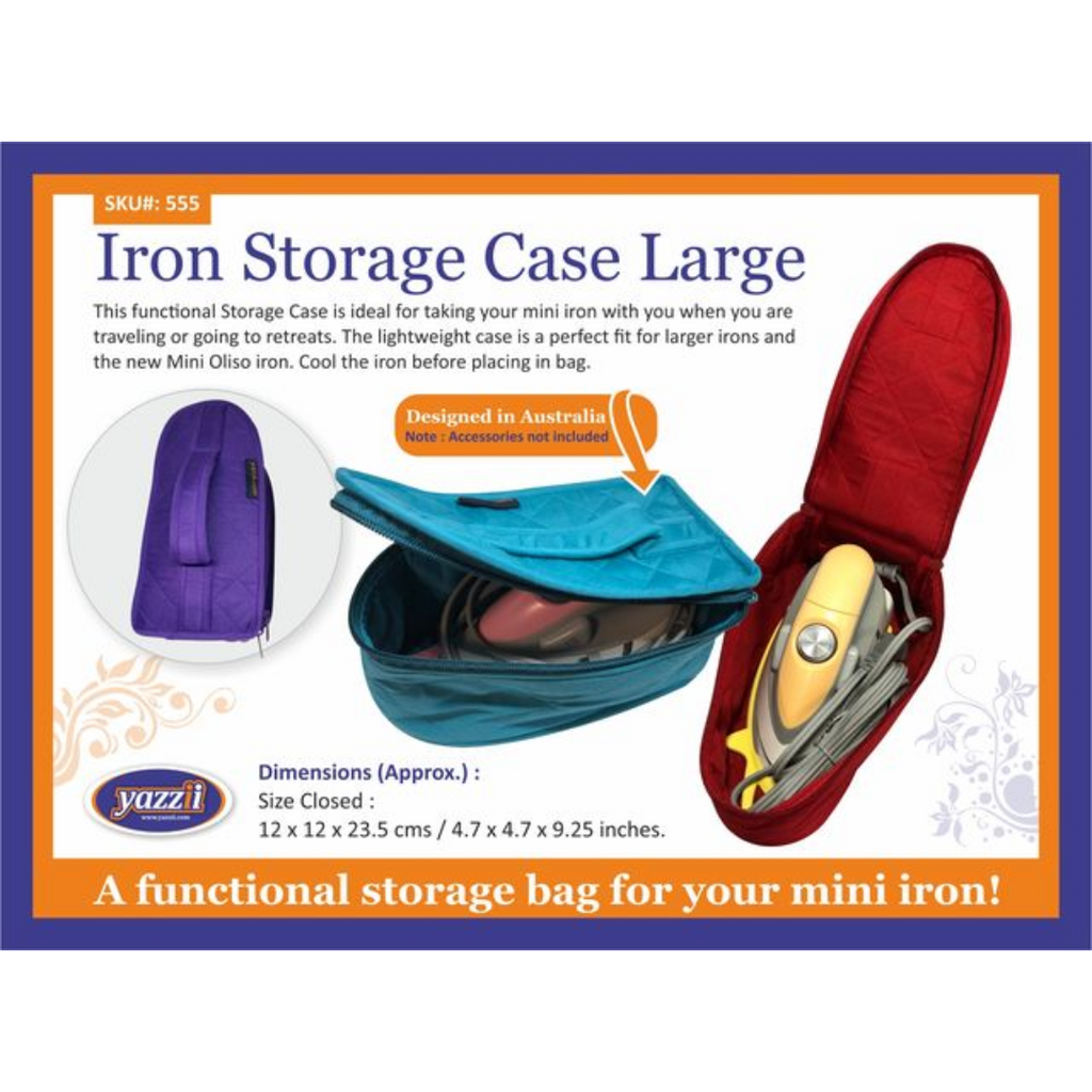 -Iron Storage Case (Large) - Fits Oliso Mini Iron-Yazzii Craft Organisers