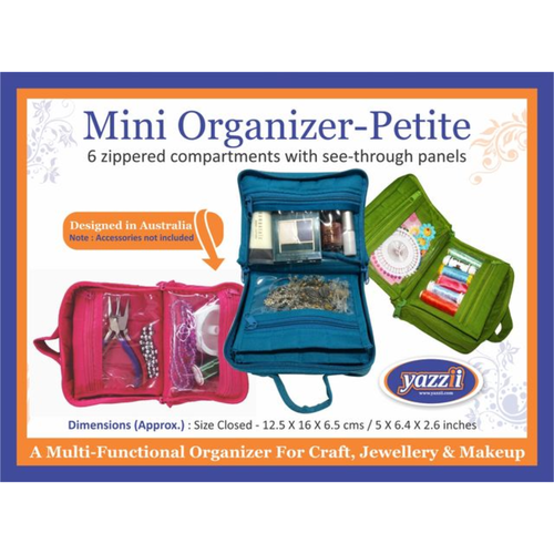 '-Mini Jewellery/Makeup/Crafting Organiser - Petite-Yazzii Craft Organisers