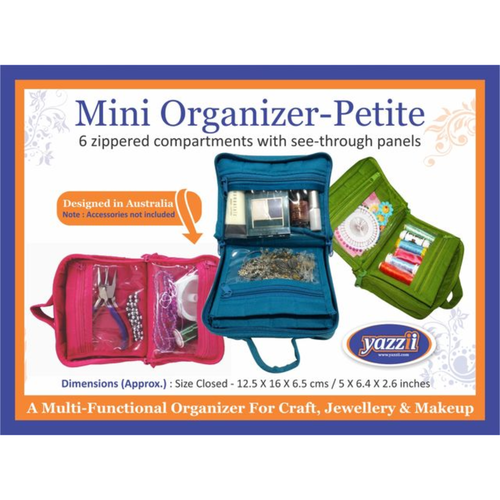 -Mini Jewellery/Makeup/Crafting Organiser - Petite-Yazzii Craft Organisers
