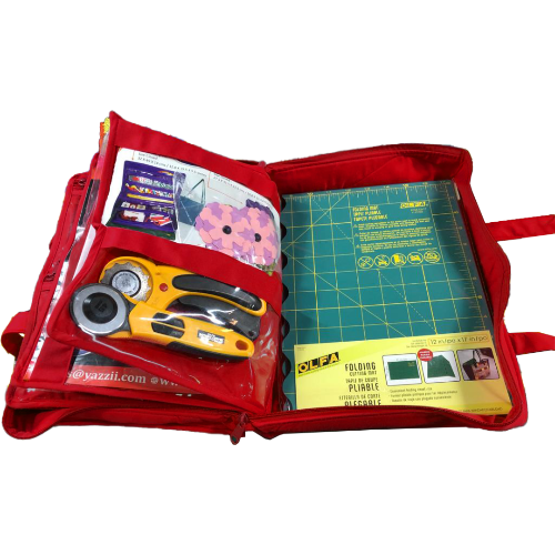 '-Quilter’s Project Bag with 19 Pockets - Storage Craft Bag Organiser-Yazzii Craft Organisers