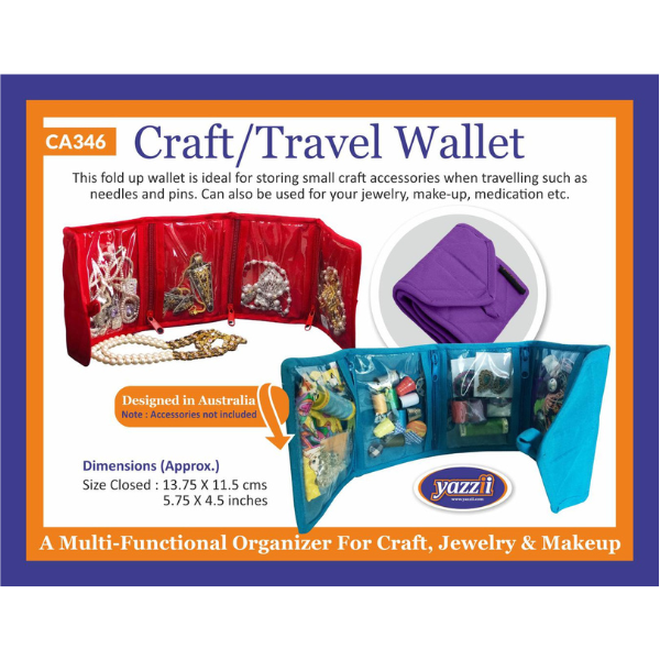 -Craft / Jewelry / Cosplay Travel Wallet CA346BF-Yazzii Craft Organisers