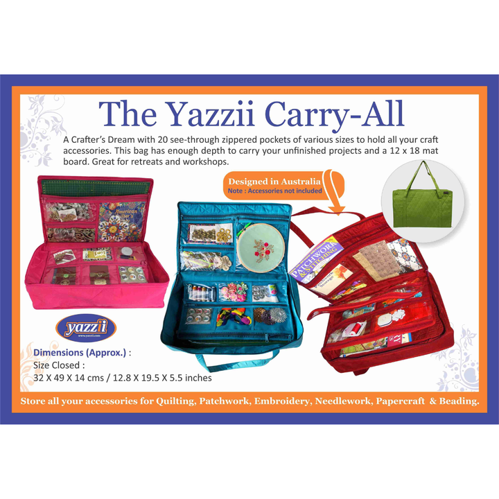 '-Yazzii Carry-All Craft & Quilting Organiser-Yazzii Craft Organisers