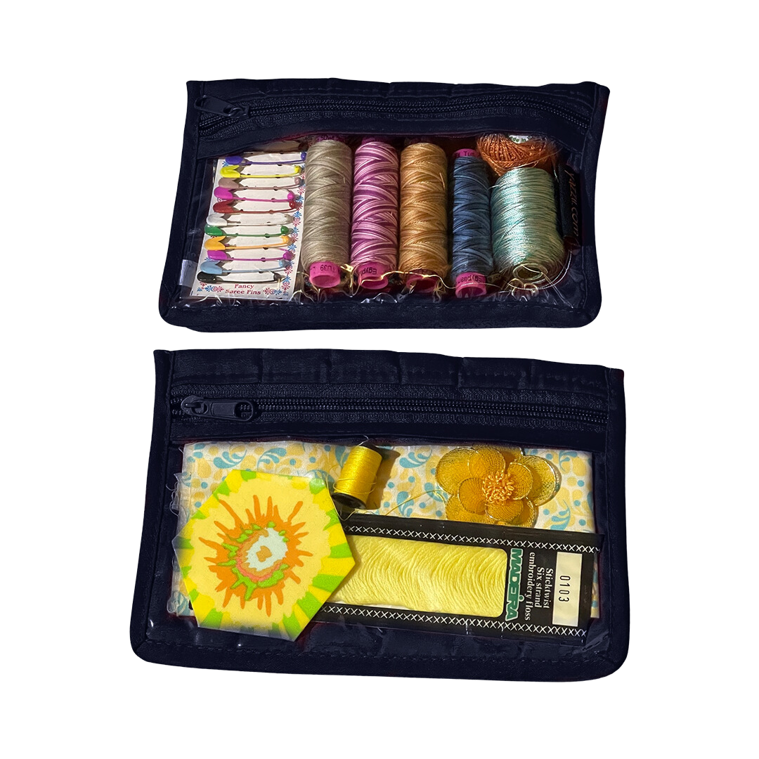 '-Sewing & Craft Notions Portable Pouch Set (2PC)-Yazzii Craft Organisers