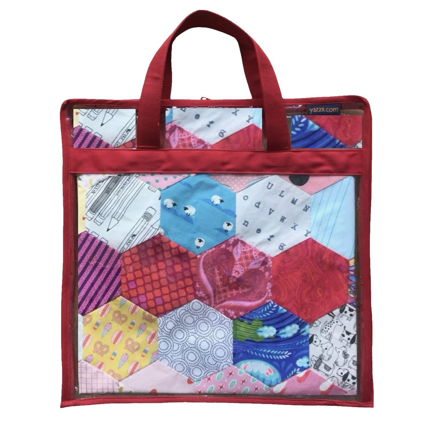 Yazzii Quilt Block Carry Case - Portable Storage Bag Organiser