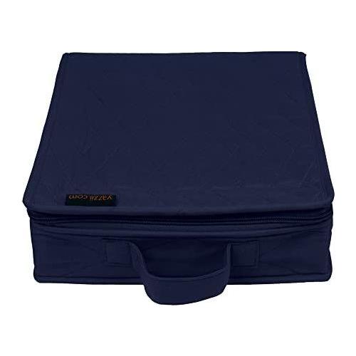 -Yazzii Craft Box with Fabric Top - Portable Organizer-Yazzii Craft Organisers