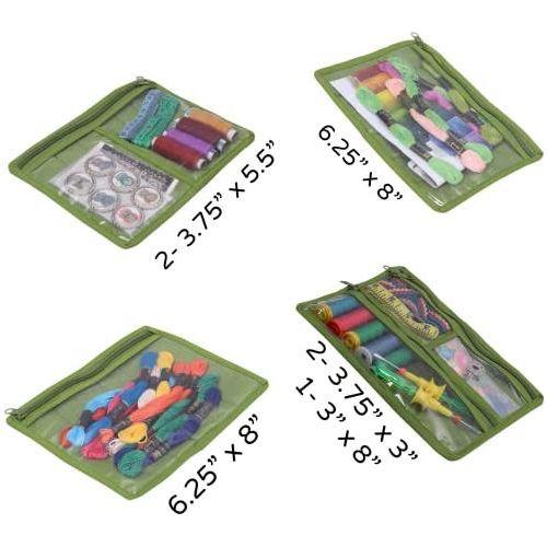 -Yazzii Craft Box with Fabric Top - Portable Organizer-Yazzii Craft Organisers
