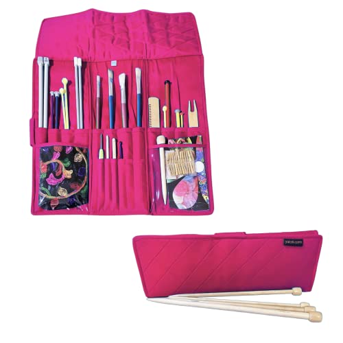 CA190F-Yazzii Knitting Needles Case - Travel Organiser-Yazzii Craft Organisers