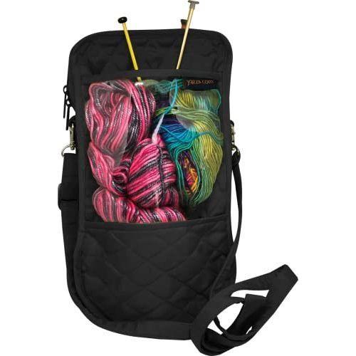 -Single Knitting Travel Bag & Organiser, Yarn Tote-Yazzii Craft Organisers