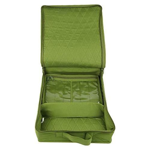 -Yazzii Craft Box with Fabric Top - Portable Organizer-Yazzii Craft Organisers