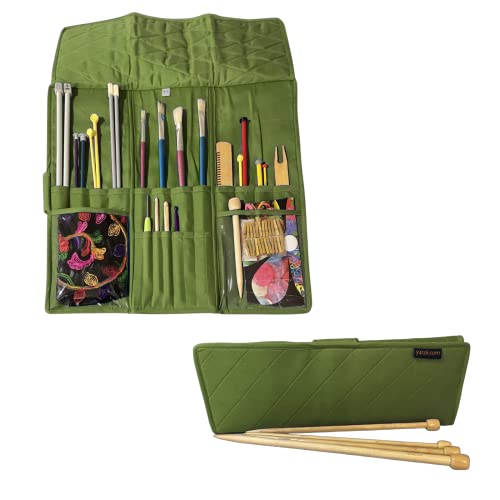 CA190G-Yazzii Knitting Needles Case - Travel Organiser-Yazzii Craft Organisers