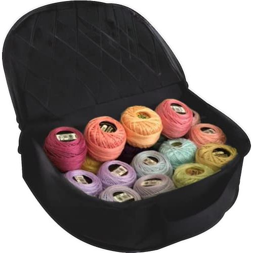 CA305B-Oval Sewing Box - Portable & Multipurpose Storage Bag Organiser-Yazzii Craft Organisers
