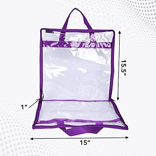 '-Yazzii Quilt Block Carry Case - Portable Storage Bag Organiser-Yazzii Craft Organisers
