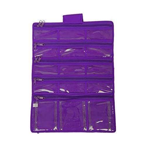 CA750P-Sewing Machine Feet / Jewellery Roll Organiser Bag-Yazzii Craft Organisers