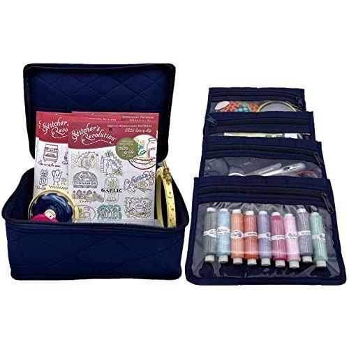 CA340 -4 Pocket Jewelry / Makeup / Crafter’s Organiser | Yazzii Craft Organisers 