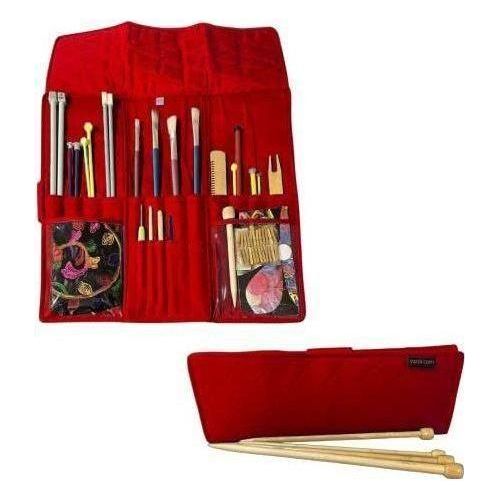 CA190R-Yazzii Knitting Needles Case - Travel Organiser-Yazzii Craft Organisers