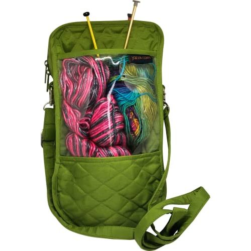 CA05G-Single Knitting Travel Bag & Organiser, Yarn Tote-Yazzii Craft Organisers