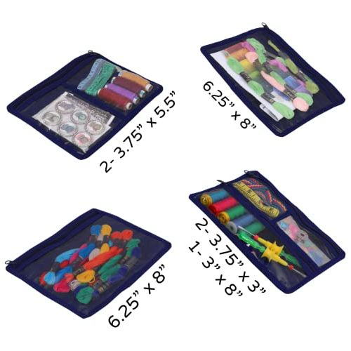 -Yazzii Craft Box with Fabric Top - Portable Organizer-Yazzii Craft Organisers
