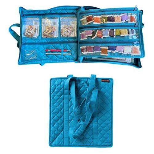 CA58A-Supreme Craft Organiser - Portable Storage & Tote Bag-Yazzii Craft Organisers