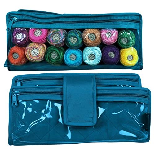 Thread Organiser - Portable & Multipurpose (CA625)-Thread & Yarn Organisers-Bag, Cosmetics, Crafts, Embroidery, Embroidery Floss, Jewelry, Medication, Multipurpose, Organiser, Portable, Portable & Multipurpose, Retreats, Sewing Supplies, Sewing Thread Holder, Spools, Storage, Storage Bag, Thread Organiser, Toiletries, Tote, Travel, Yazzii-Yazzii Craft Organisers and Bags