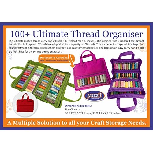 CA635 - 100 Spool Thread Organiser-  Yazzii Craft Organisers