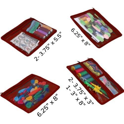 -Yazzii Craft Box with Fabric Top - Portable Organizer-Yazzii Craft Organisers