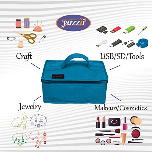CA340 -4 Pocket Jewelry / Makeup / Crafter’s Organiser | Yazzii Craft Organisers 