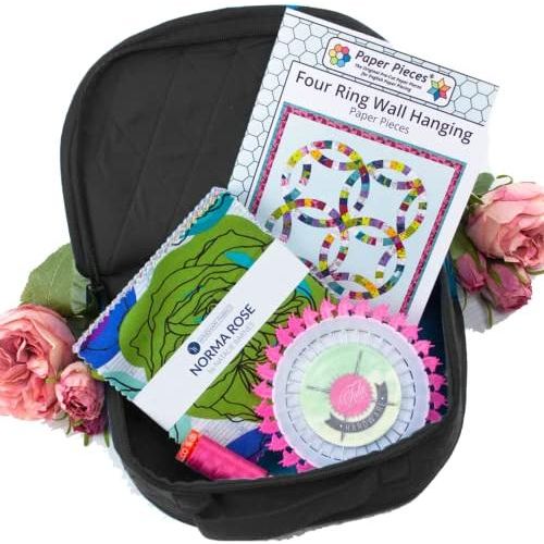 -Oval Sewing Box - Portable & Multipurpose Storage Bag Organiser-Yazzii Craft Organisers