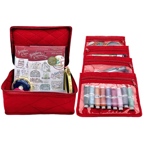 CA340 -4 Pocket Jewelry / Makeup / Crafter’s Organiser | Yazzii Craft Organisers