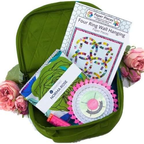 -Oval Sewing Box - Portable & Multipurpose Storage Bag Organiser-Yazzii Craft Organisers