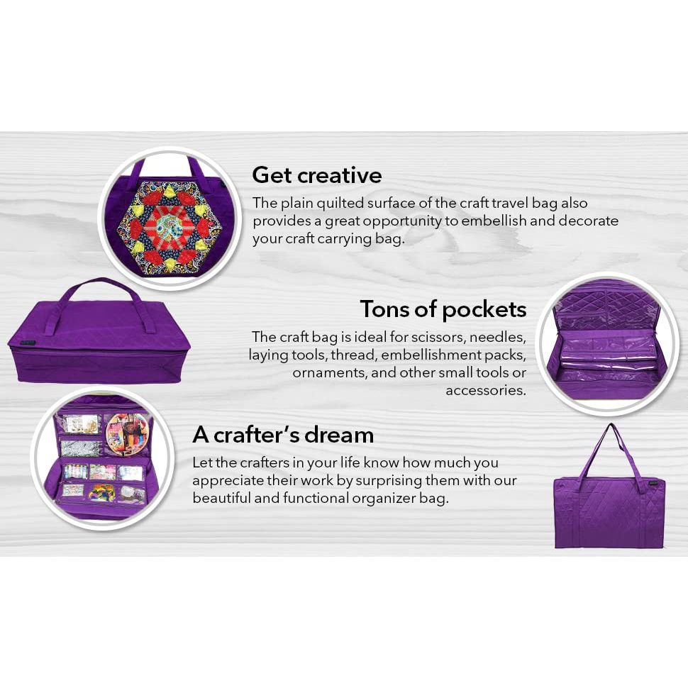 Yazzii Carry-All Craft Organizer (CA120)-Craft Organization-Yazzii Craft Organizers and Bags