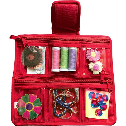 sewing notions fold up case