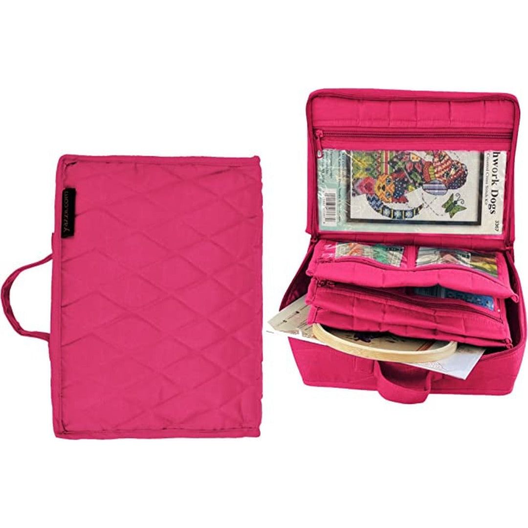 Original Mini Craft / Jewellery / Makeup Portable Organiser Bag (Large)
