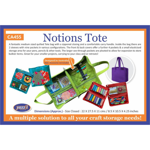 '-Notions Tote-Yazzii Craft Organisers