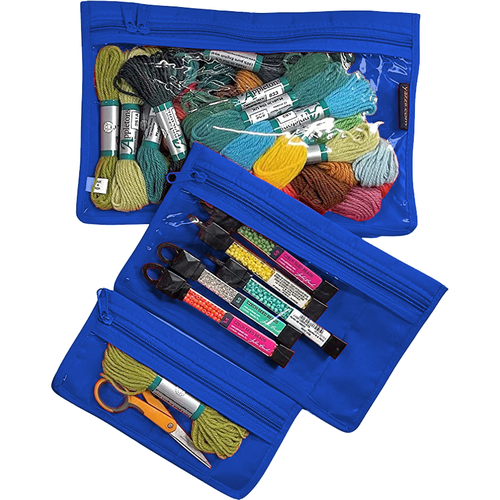 CA510RB-Craft Notions Pouch Set (3PC) Sorting & Organising-Yazzii Craft Organisers
