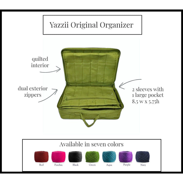 '-Original Mini Craft / Jewellery / Makeup Portable Organiser Bag (Large)-Yazzii Craft Organisers