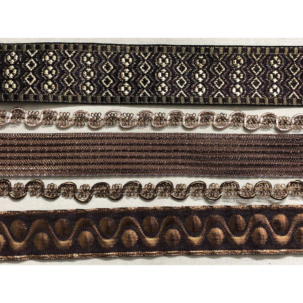 TR5x1m-Brown-Trim Set - 5metres (ASC SPECIAL - 5 PACKS FOR $50)-Yazzii Craft Organisers