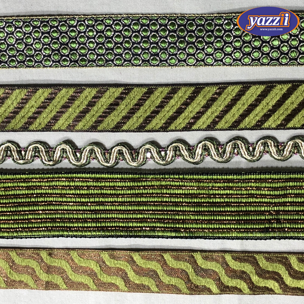 TR5x1m-Olive-Trim Set - 5metres (ASC SPECIAL - 5 PACKS FOR $50)-Yazzii Craft Organisers