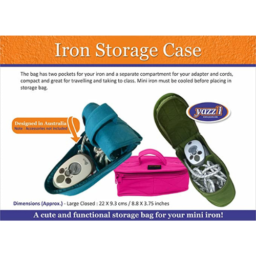 CA580 - Mini Iron Storage Case - Travel Iron Protective Cover - Yazzii Craft Organisers