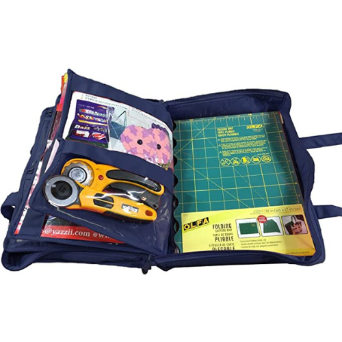 CA880N-Quilter’s Project Bag with 19 Pockets - Storage Craft Bag Organiser-Yazzii Craft Organisers