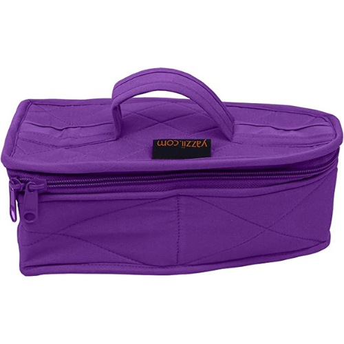 CA580P-Purple-Mini Iron Storage Case - Travel Iron Protective Cover-Yazzii Craft Organisers