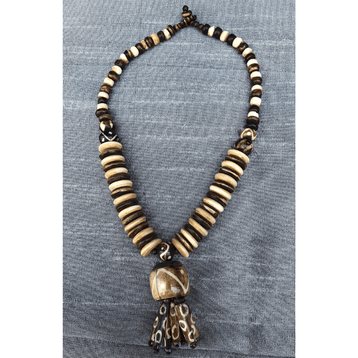 YN-003-Wooden Large Beaded Necklace-Yazzii Craft Organisers